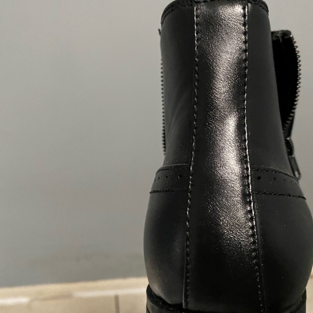 asos FAUX leather chelsea boots 7.5